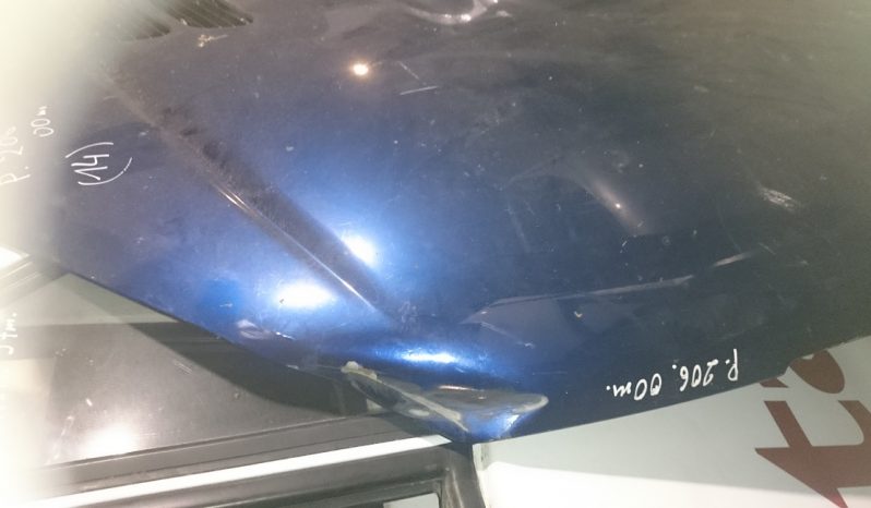 Peugeot 206 Priekinės išorės detalės Variklio dangtis Dangtis variklio (kapotas) full